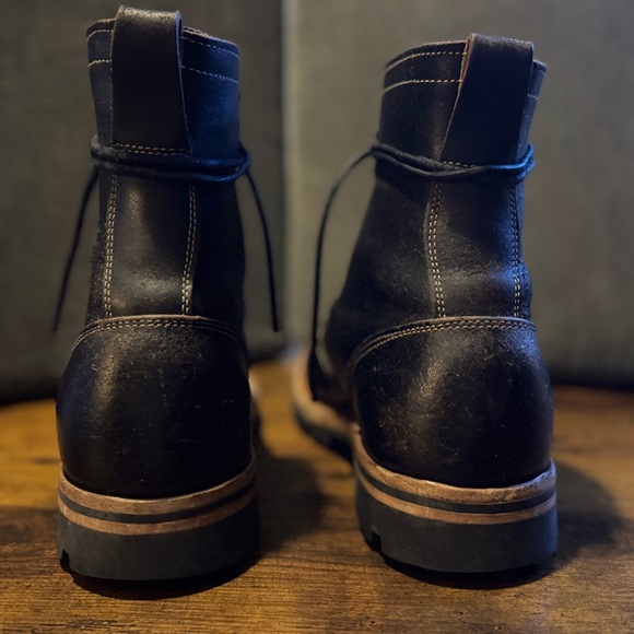 Truman Boot Co size 9D Black Waxed Flesh Upland Gently Used - Picture 4 of 15